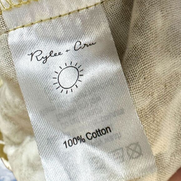 Rylee + Cru Womens Size Large Ditzy Floral Women's Hazel Dress Gold NWT - Picture 7 of 8